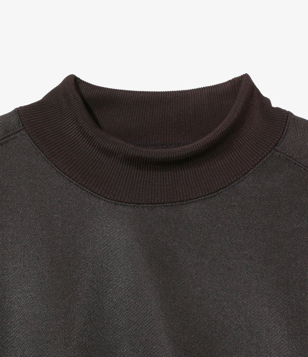 Needles S/S Shiny Jersey Mock Neck Shirt
