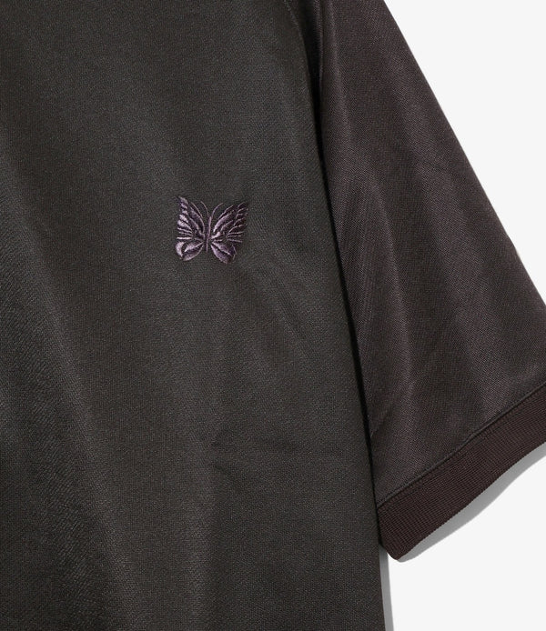 Needles S/S Shiny Jersey Mock Neck Shirt