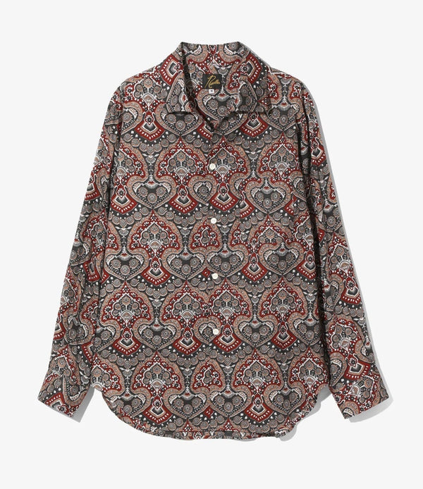 Needles/Italian Collar Shirt - Pt. Cotton Lawn 25SS - ARABESQUE