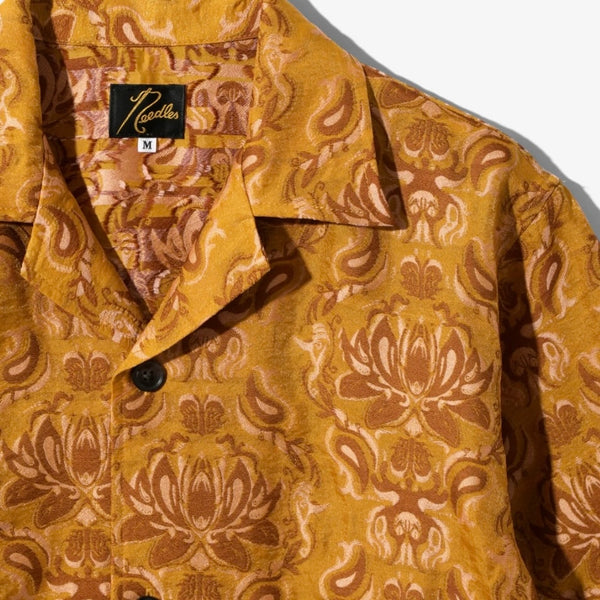 NEEDLES x KAE TANAKA KT Jacquard Mustard Cabana Shirt