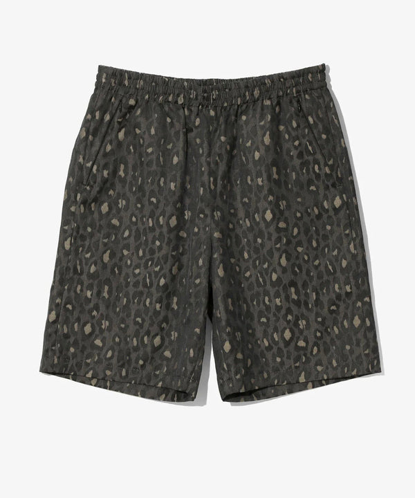 NEEDLES/BASKETBALL SHORT - PE/C JACQUARD CLOTH - Black