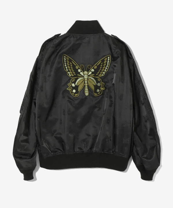NEEDLES L2-B JACKET - PAPILLON JQ. SATEEN - Black