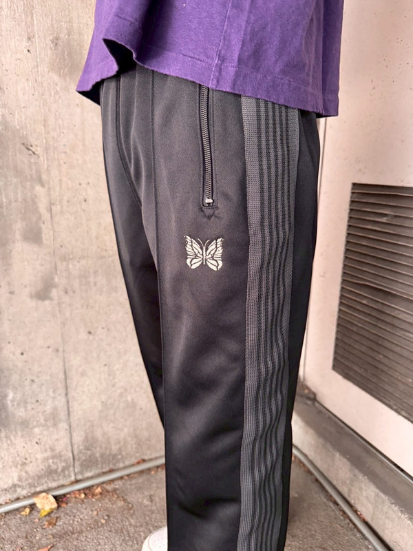 Needles LHP EXCLUSIVE TRACK PANTS POLY SMOOTH BLACK