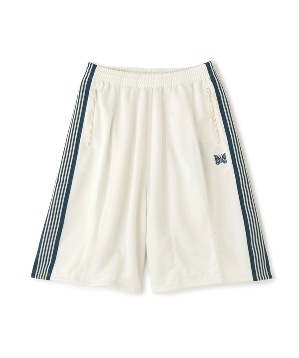NEEDLES/Needles/【LHP EXCLUSIVE】TRACK PANTS SHORTS - POLY SMOOTH - WHITE