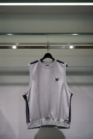 NEEDLES/Needles/【LHP EXCLUSIVE】 Sleeveless Track Crew Neck - Poly Smooth" - GRAY