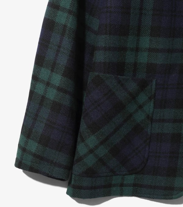 NEEDLES Wool Tartan Plaid Loafer Jacket