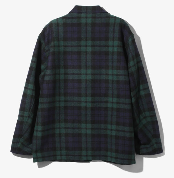 NEEDLES Wool Tartan Plaid Loafer Jacket