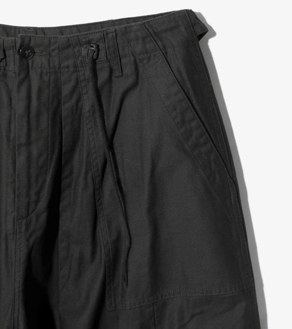 NEEDLES/H.D.  FATIGUE Knit Pants BLACK