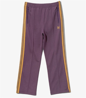 Needles/TRACK PANT - POLY SMOOTH-25SS- PURPLE Track Pants Straight - PURPLE