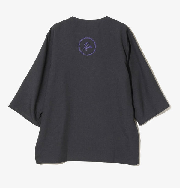 NEEDLES  POLY OXFORD PAJAMA SET -- CHARCOAL