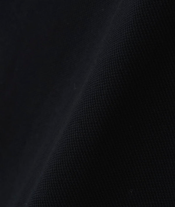 Needles × BEAVER Exclusive Shawl Collar Polo Shirt Black