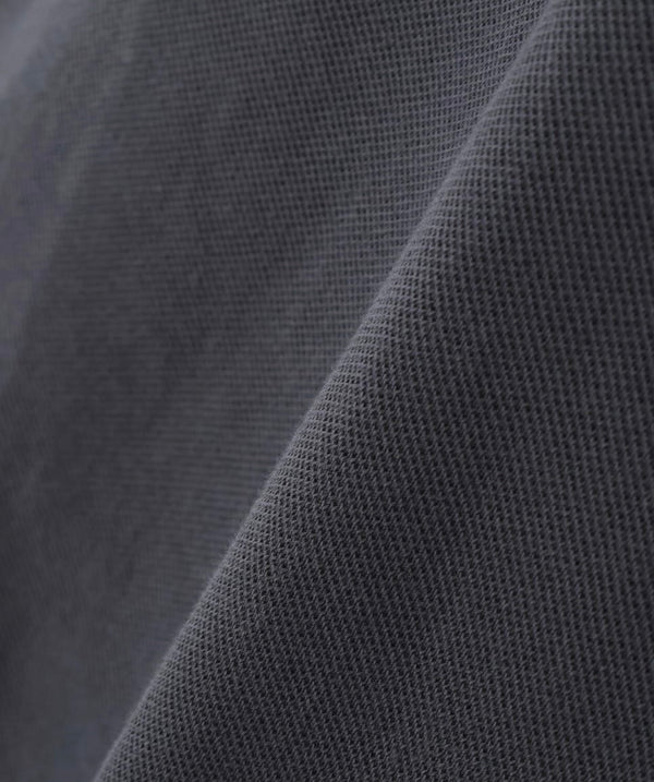 Needles × BEAVER Exclusive Shawl Collar Polo Shirt Charcoal