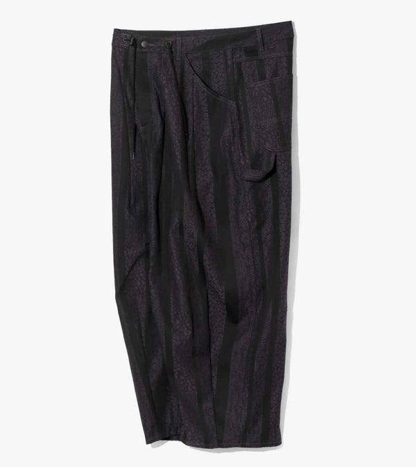 NEEDLES/H.D 10OZ DENIM  PYTHON JACQUARD Knit Black Pants