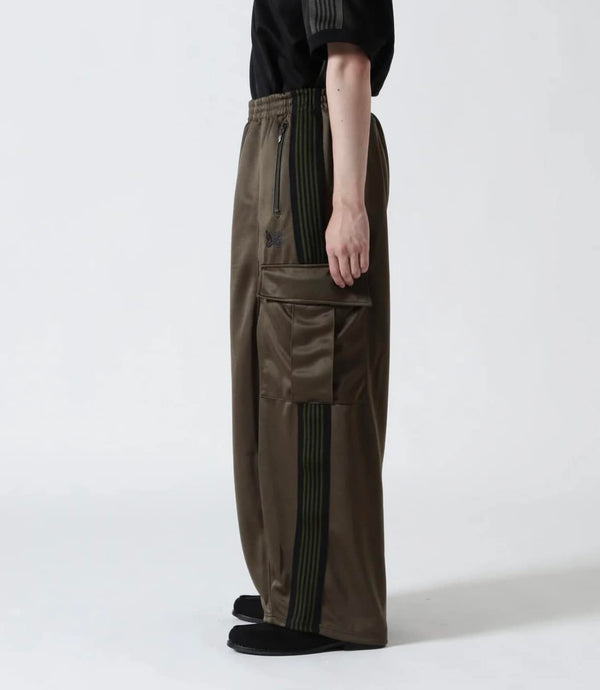 Needles BEAVER H.D. Track Pants BDU Olive with Cargo Pocket