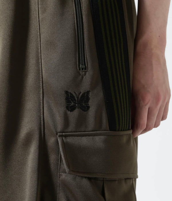 Needles BEAVER H.D. Track Pants BDU Olive with Cargo Pocket