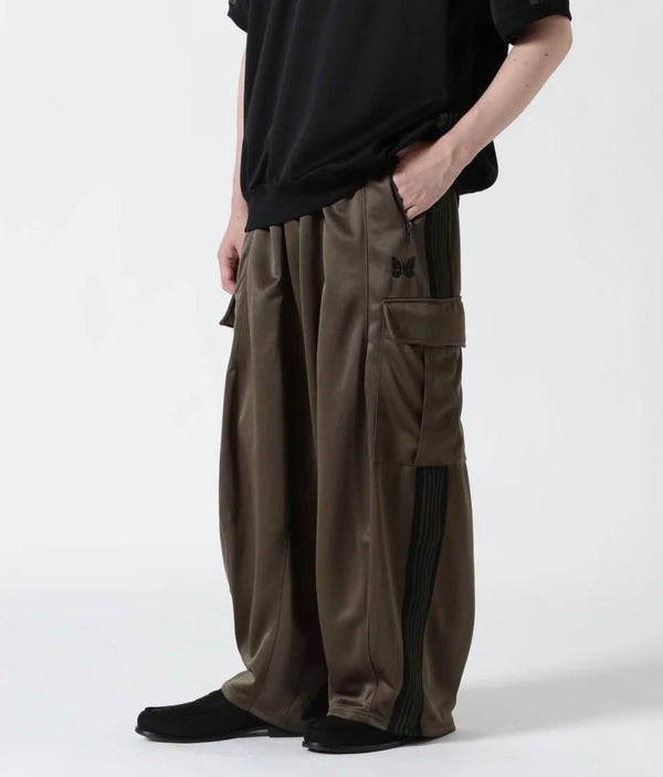 Needles BEAVER H.D. Track Pants BDU Olive with Cargo Pocket