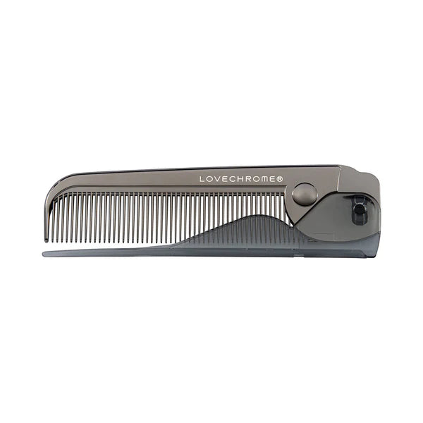 LOVECHROME PG Bangs Folding Hair Comb Premium Black
