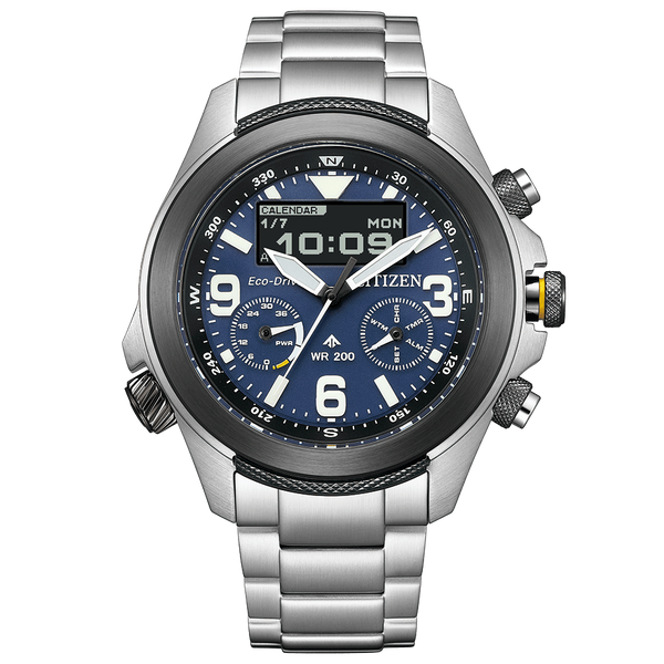 Citizen PROMASTER LAND JV1006-51L Eco-Drive Analog Digital Watch