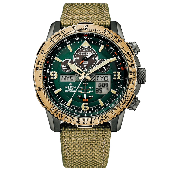 Citizen Promaster SKY JY8074-11X Eco-Drive Radio Controlled Pilot Watch