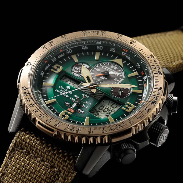 Citizen Promaster SKY JY8074-11X Eco-Drive Radio Controlled Pilot Watch