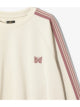 NEEDLES TRACK CREW NECK SHIRT -- Ivory
