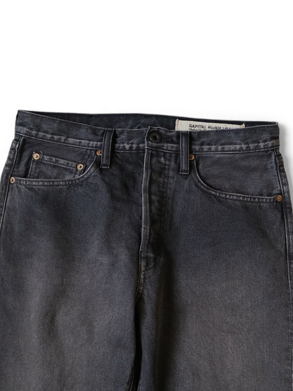 Kapital 14oz Black Denim Monkey CISCO Pants