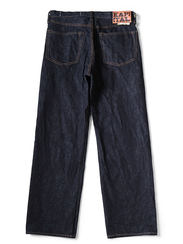 Kapital 14oz Denim 5-Pocket Monkey TH Pants