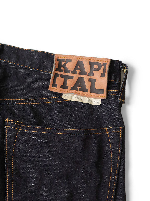 Kapital 14oz Denim 5P Monkey TH Pants