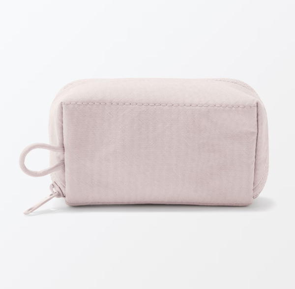 Wrinkle Nylon Wide Opening Mini Pouch