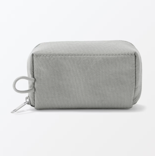 Wrinkle Nylon Wide Opening Mini Pouch