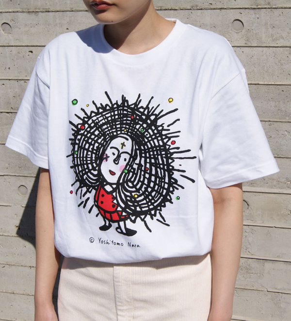 Yoshitomo Nara Peacock the Ambassador T-Shirt White