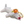 Load image into Gallery viewer, Yoshitomo Nara Pup King Mini Plush Keychain Ram
