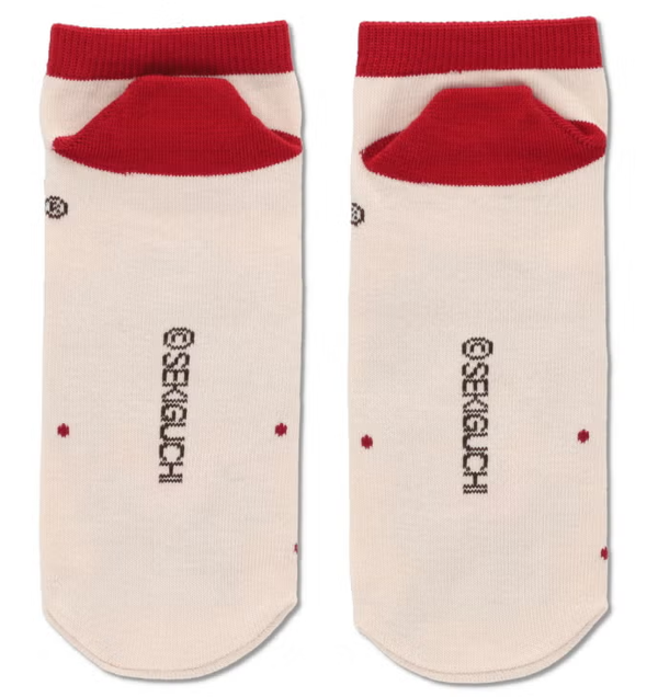 Monchhichi Ankle Socks Off White Full Body Design