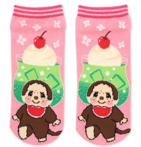 Monchhichi Ankle Socks Cafe Theme Food Design