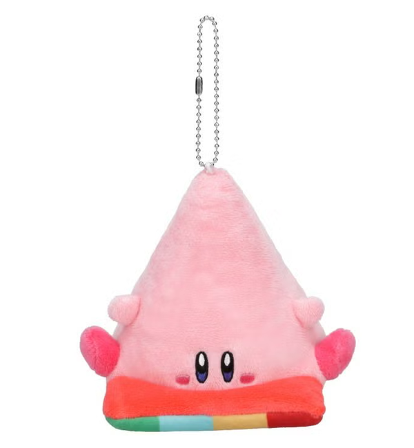 Kirby Traffic Cone Mascot Plush Keychain