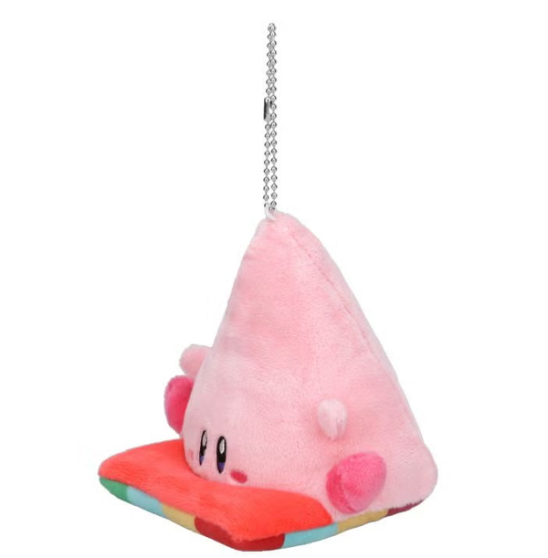 Kirby Traffic Cone Mascot Plush Keychain