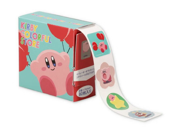 Kirby Roll Sticker Set 80 Pieces