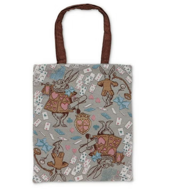Macmillan Alice Jacquard Tote Bag White Rabbit