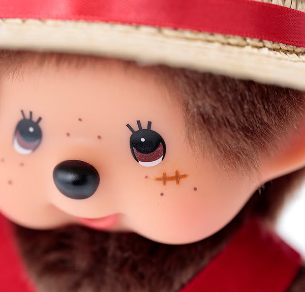 Monchhichi x Netflix One Piece Luffy Plush S Size