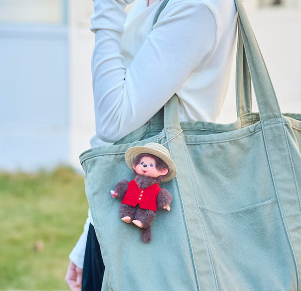 Monchhichi x Netflix One Piece Luffy Mascot Keychain SS
