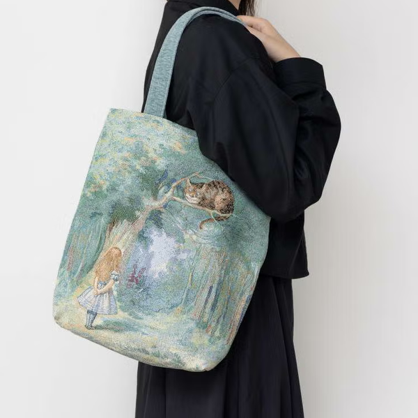 Macmillan Alice Cheshire Cat Gobelin Tote Bag