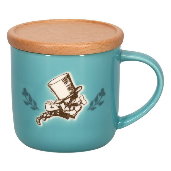 Macmillan Alice Mad Hatter Mug with Wooden Coaster