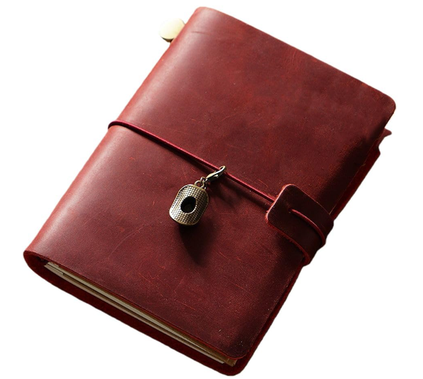 Genuine Leather Traveler's Notebook Passport Size