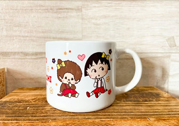 Monchhichi × Chibi Maruko-chan Wide Mug Cup