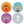 Load image into Gallery viewer, Sesame Street Trading Embroidered Tin Badge – Complete Set of 12

