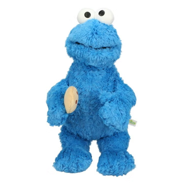 Sesame Street Cookie Monster Plush Toy 45cm Blue