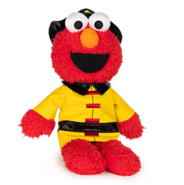 Sesame Street Firefighter Elmo Plush Toy 33cm