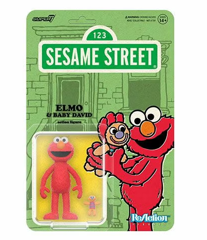 Sesame Street Elmo ReAction 3.75-Inch Action Figure Series 4