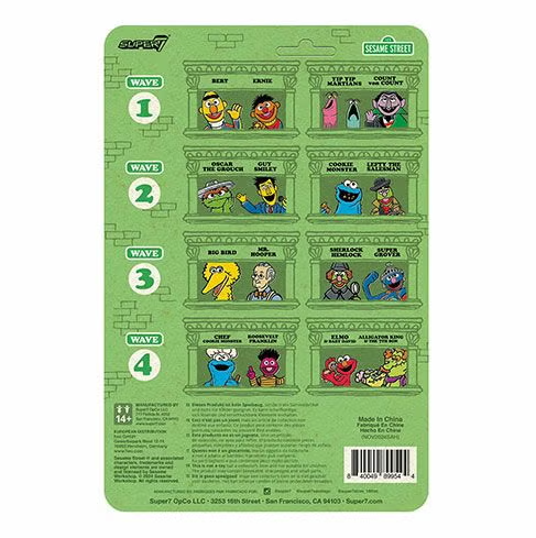 Sesame Street Elmo ReAction 3.75-Inch Action Figure Series 4