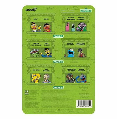 Sesame Street Super Grover ReAction 3.75-Inch Action Figure Series 3